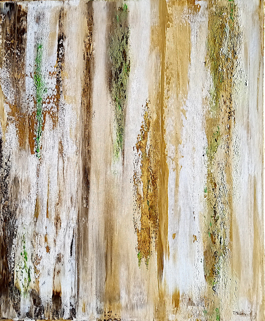abstract painting in natural colours